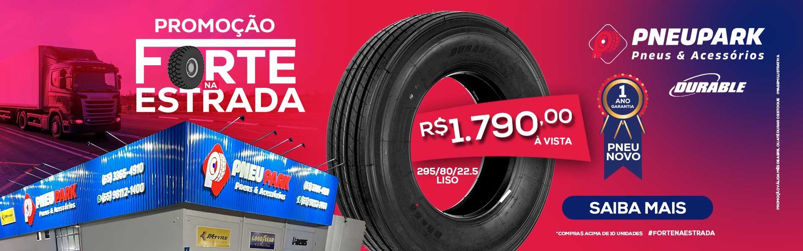 Promoção Pneu Durable